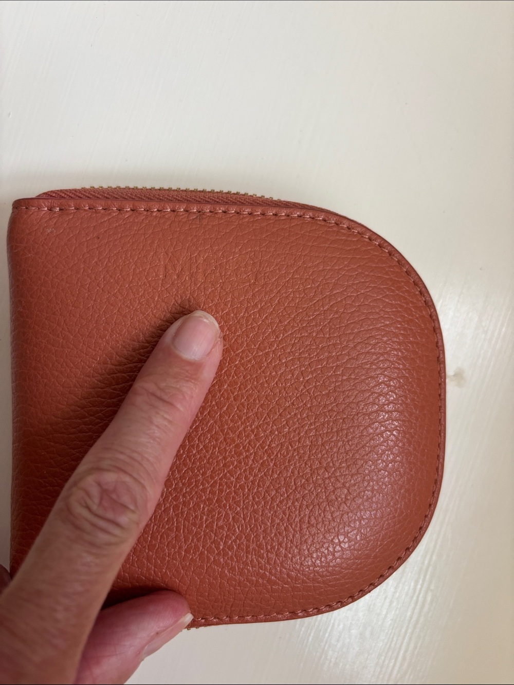 Cuyana Duo Leather Wallet in Terracotta - Picture 6 of 6